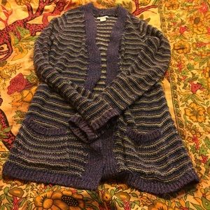 Lucky Brand long knit cardigan with pockets